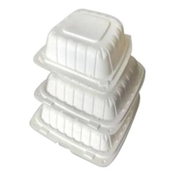 Take‑Out Containers (NG051‑Style) 5×5″ Clamshell 250/cs