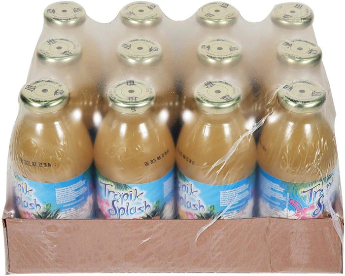 Tropik Splash - Pineapple Coconut, 473mL Bottle, Pack of 12