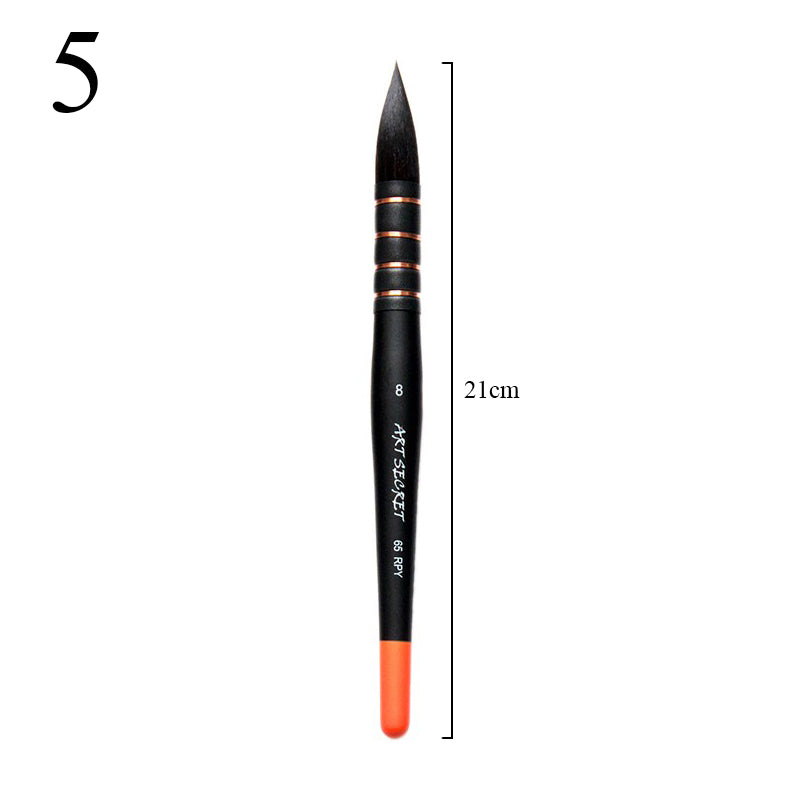 1Piece Watercolor Brush Pen Handmade Squirrel Hair Painting Brushes for Artists Gouache Acrylic Art Painting Supplies Stationery