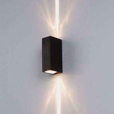 2 Narrow Beam LED Waterproof Wall Lamp Indoor Outdoor IP65 Aluminum Up and Down Lighting 2x3W COB Porch Garden Lights WWL187