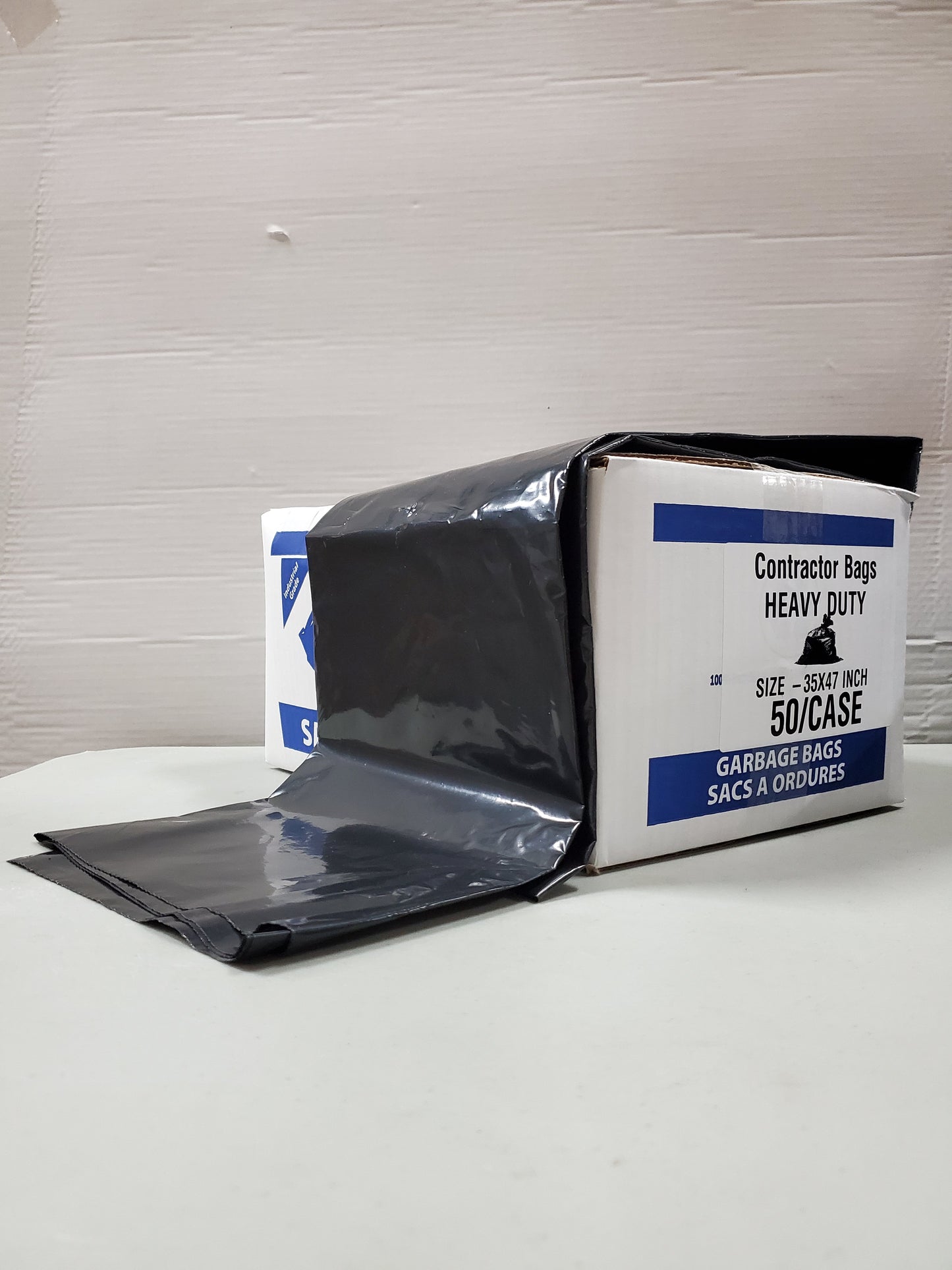 Construction Garbage Bags 3MIL. 35 x 47 Contractor Bags 50/cs. CURBSIDE PICK UP AVAILABLE