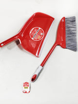 LIAO RED DUSTPAN & BRUSH SET CLEANING BRUSH ALL PURPOSE CLEANER.