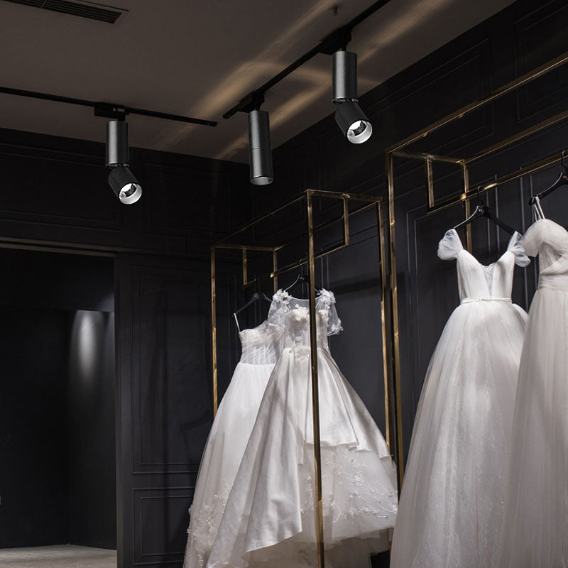 Fashion wall mounted small spotlight showroom Nordic living room CREE COB folding adjustable angle spotlight Curtain wall light