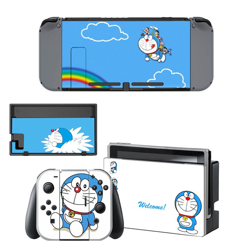 VINYL SKIN STICKER Doraemon DECAL COVER for Nintend Switch Console and Joy-Con Controlle