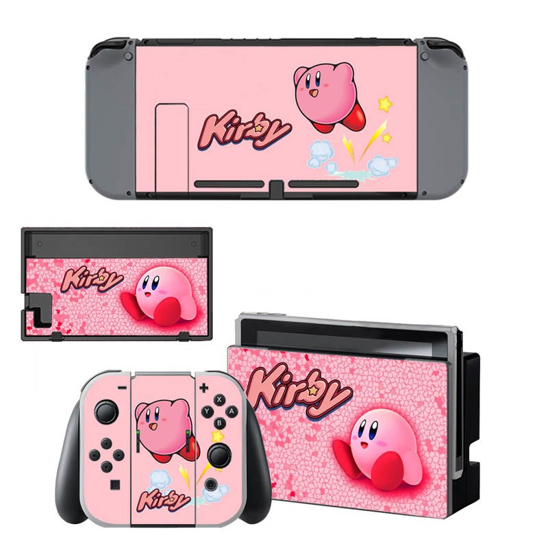VINYL SKIN STICKER Kirby DECAL COVER for Nintend Switch Console and Joy-Con Controlle
