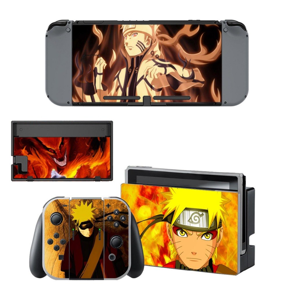 VINYL SKIN STICKER Naruto DECAL COVER for Nintend Switch Console and Joy-Con Controlle