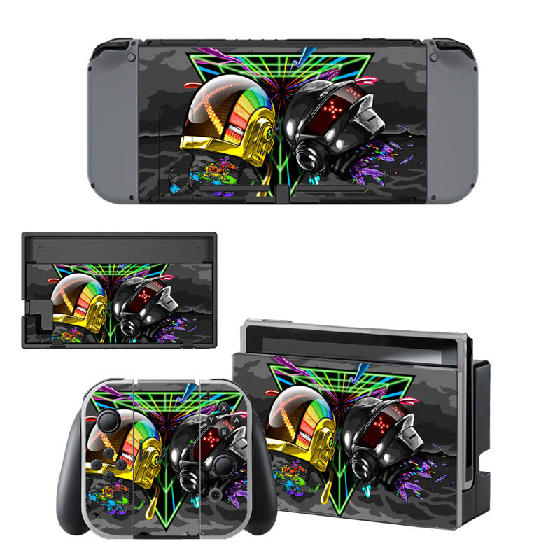 VINYL SKIN STICKER PUNK ROCK DECAL COVER for Nintend Switch Console and Joy-Con Controlle