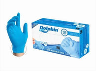 Dolphin Medical Grade Nitrile Disposable Gloves  Powder Free Blue 100/Box
