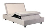 Adjustable Bed Base Luxury Model in Beige