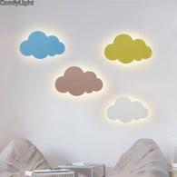 modern Nordic Wall light Lamp kids room clouds bedroom bedside kitchen minimalist Wall sconces LED color for indoor home shop