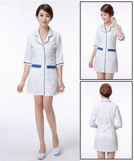 new medical uniforms Hospital Lab Coat Korea Style Women Hospital Medical Scrub Clothes Uniform Breathable women work wear tops