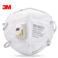 5pcs 3M 9002V Anti dust PM 2.5 Mask Anti influenza Breathing valve non woven fabric folding filter mask Adult KN90  safety masks