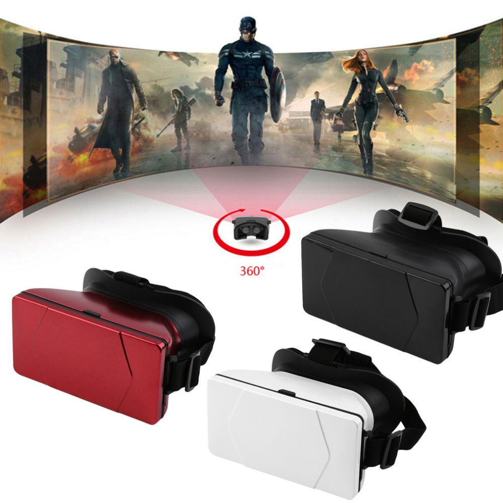 New 3D Virtual Reality VR Glasses Google Cardboard Game Movie TV 3D Viewing Glass For 5.5 inch Android Mobile Phones iOS iPhone
