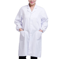 White Lab Coat Doctor Hospital Scientist School Fancy Dress Costume for Students Adults H9