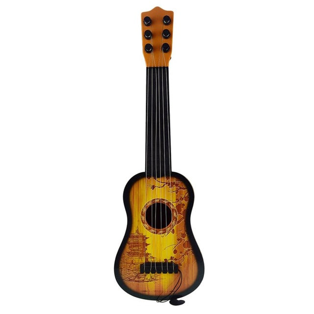 43cm Children Guitar 6-String Ukulele With Adjustable Tuners And Chinese Style Pattern Educational Musical Instrument
