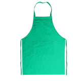 Waterproof Apron Solid Color Sleeveless Canvas Linen Bib Cleaning Aprons for Adult Women Men Kitchen Cooking Dress