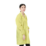 Unisex Medical Clothing Dustproof Anti-static Clothes Work Wear Coat Long Sleeve Men Women Working Uniform H9
