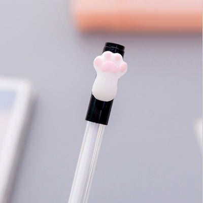 2 pcs/lot cartoon cat devil's-claw gel pen writting pens canetas material escolar kawaii staitonery paperlaria school supplies