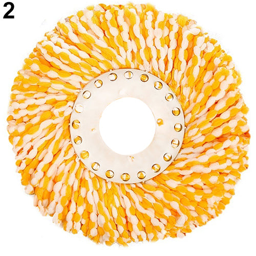 Hot! Useful 360 Rotating Head Easy Magic Microfiber Spinning Floor Mop Bucket Head