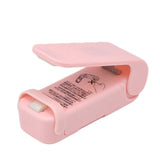 Mini Portable Bag Clips Handheld Mini Electric Heat Sealing Machine Impulse Sealer Seal Packing Plastic Bag Battry