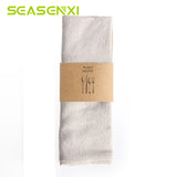 Wedding Table Napkin Cotton Linen Cloth Towel Decorative Handkerchief For Home Wedding Party Kitchen Cup Dishes Wash Kitchen
