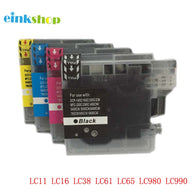 1Set  LC39 LC980 lc60 LC985 LC1100 Ink Cartridge for Brother DCP J125 J315W J515W MFC J415W J615 J615W DCP-535CN