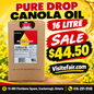 Pure Drop Canola Oil – 16 Litre
