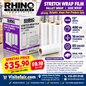 Rhino Industrial Stretch Wrap Film – 13” × 400 m | 65 Gauge