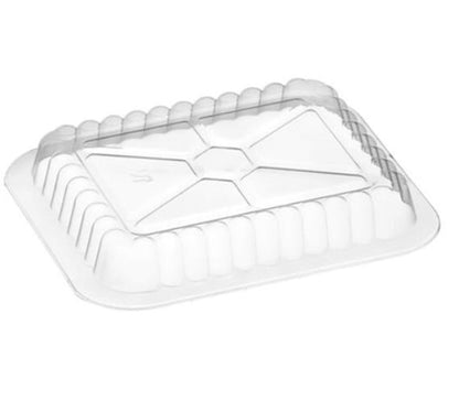 Foil Rectangular Container – 1 lb (5.5" x 4.5" x 1.75") – 500/Case and Lid