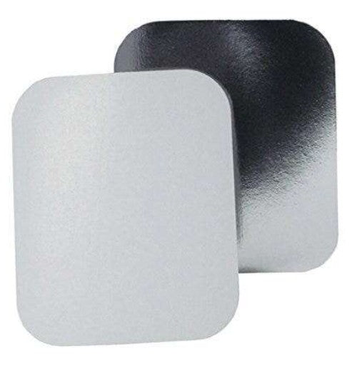 Foil Rectangular Container – 1 lb (5.5" x 4.5" x 1.75") – 500/Case and Lid