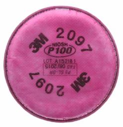 3M™ Particulate Filter, 2097, P100, with nuisance level organic vapour relief