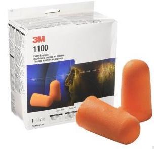 3M Foam Ear Plugs 1100