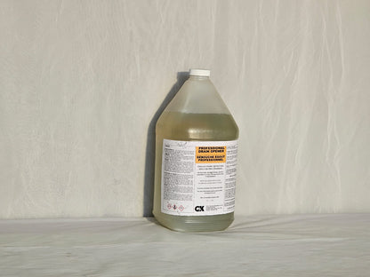 Drain Opener – Extra Strong – Powerful Professional-Grade Drain Cleaner Available in 1 L Bottle and 4 L Gallon / Case Options