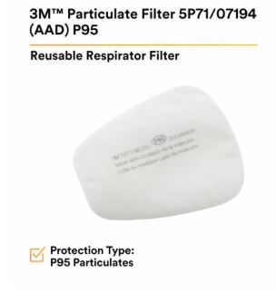 3M-5P71 Particulate Filter P95 10/Box