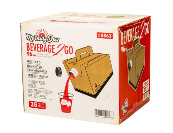 🥤 Morning Dew Beverage2Go – 96 oz (#5563)  25/case