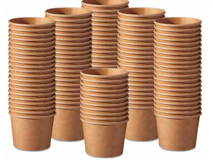 Eco-Craze PP Lid – 4 oz Soup Bowl – Clear  Code: TOC709  and 4 0z Soup Bowl Toc703