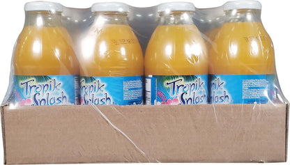 Tropik Splash - Mango Passion Fruit, 473mL Bottle, Pack of 12