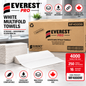 Everest Pro White Multifold Paper Hand Towels – MF4000W (4,000 Towels/Case)