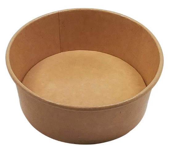 Eco-Craze – Kraft PE-Lined Paper Container – Round – 500ml – SB-500K