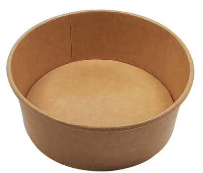 Eco-Craze – Kraft PE-Lined Paper Container – Round – 500ml – SB-500K