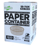Eco-Craze – Kraft PE-Lined Paper Container – Round – 750ml – SB-750K
