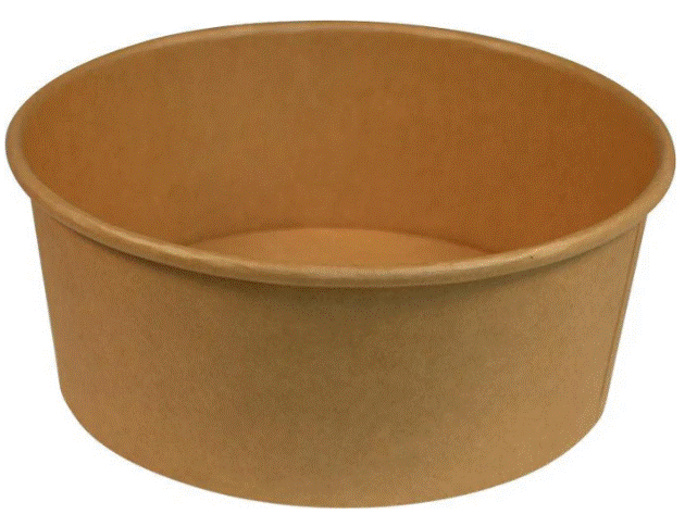 Eco-Craze – Kraft PE-Lined Paper Container – Round – 750ml – SB-750K