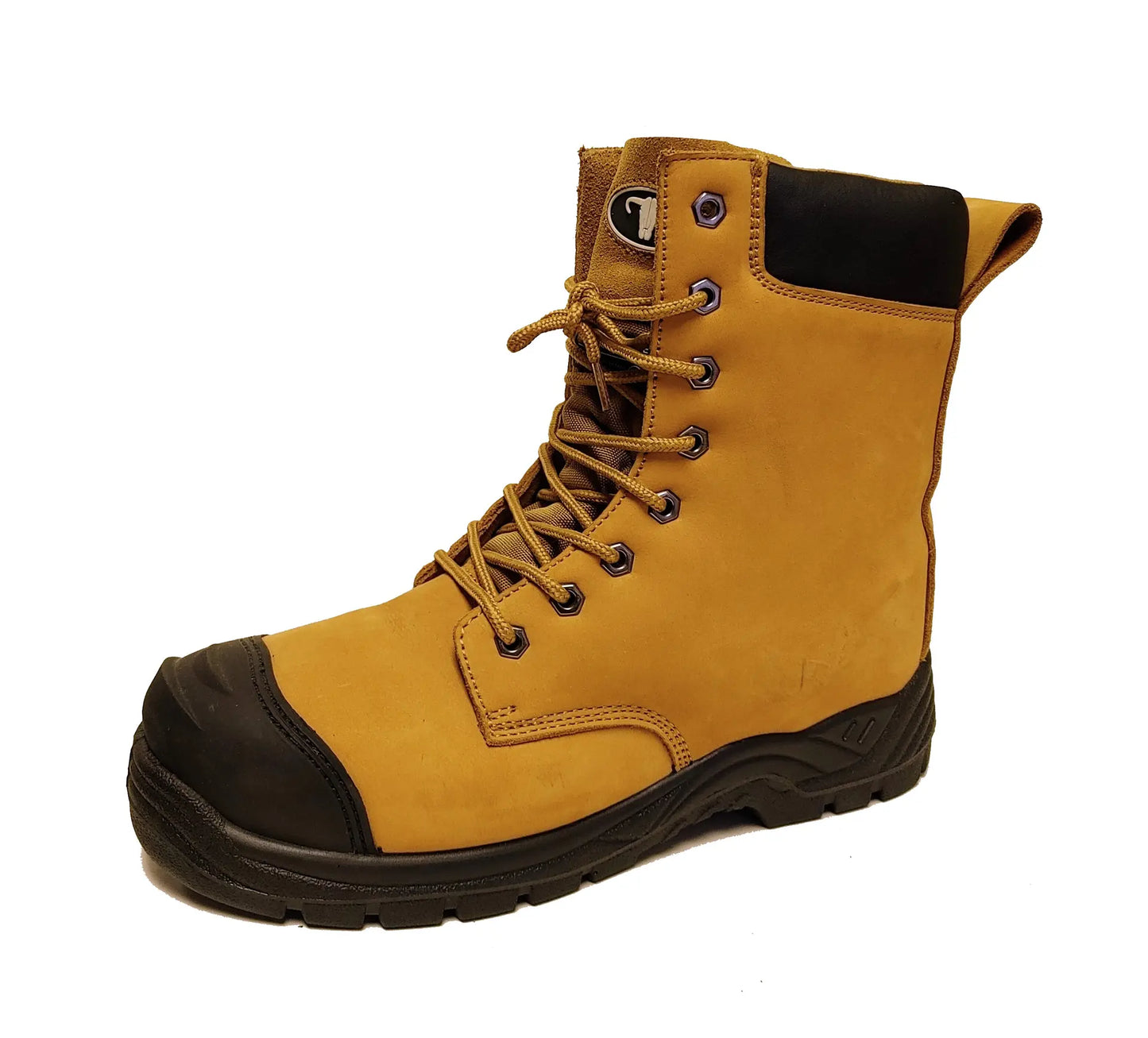 Taurus 8005 Safety Boot – 8" Tan Work Boot (3E Wide Fit)