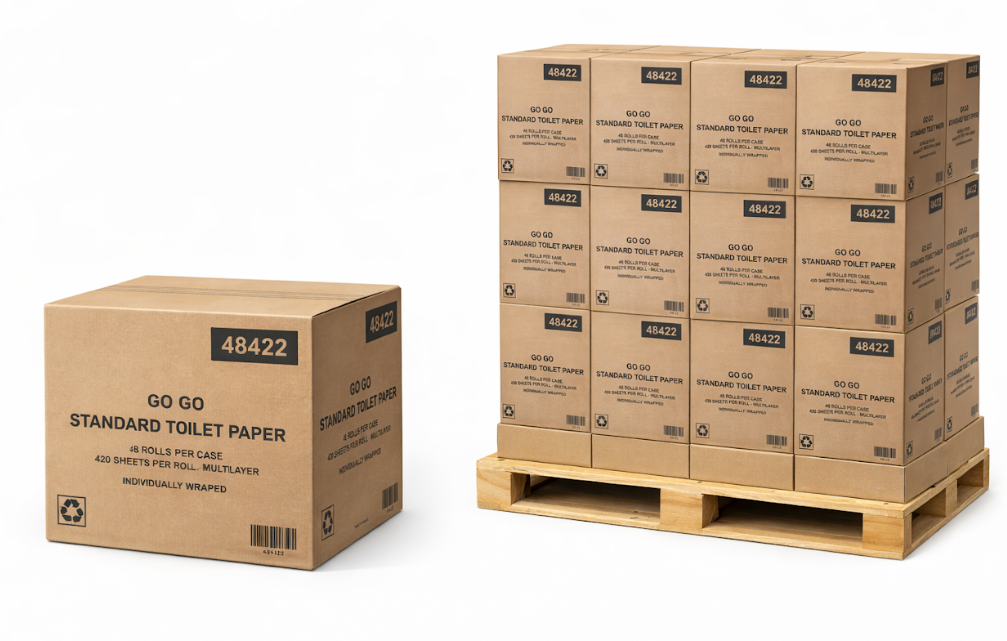 TOILET PAPER, GO GO BATHROOM SALE , 2PLY 420 SHEETS INDIVIDUALLY WRAPED 48ROLLS. HOUSE HOLD