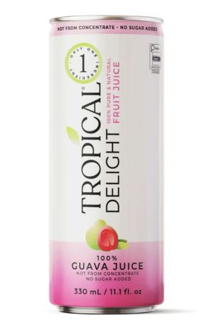 Tropical Delight – Juice – Guava – No Sugar – Cans 330 mL 12 cans per case
