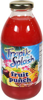 Tropik Splash - Fruit Punch, 473mL Bottle, Pack of 12