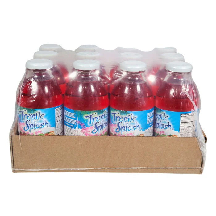 Tropik Splash - Juice - Kiwi Strawberry - Bottles 12x473ml