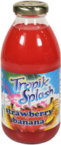 Tropik Splash - Strawberry Banana Nectar, 473mL Bottle, Pack of 12