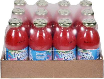Tropik Splash - Strawberry Banana Nectar, 473mL Bottle, Pack of 12