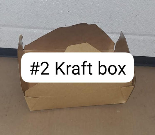 Kraft bag # 2  200boxes per case